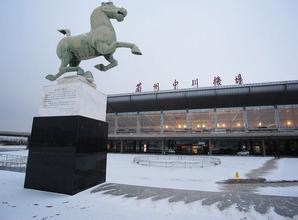 兰州机场地图,兰州中川机场交通地图,兰州中川机场位置